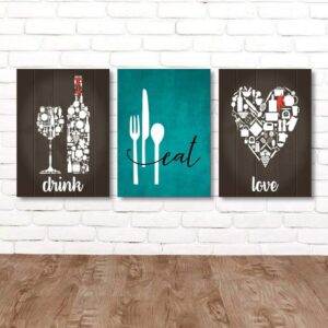 Premium 3D Canvas 3in1 Combo s16 Kitchen set