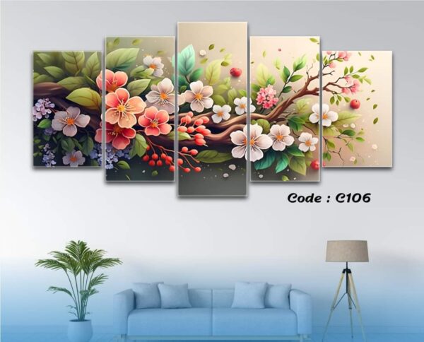 Nature & Tree split canvas set c2035