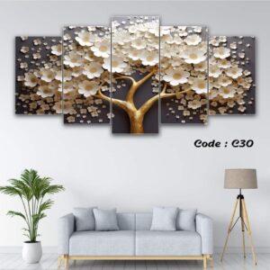 Nature & Tree split canvas set c2034