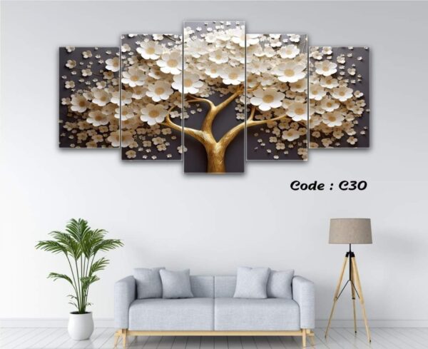 Nature & Tree split canvas set c2034