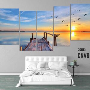 River view split canvas set c2049