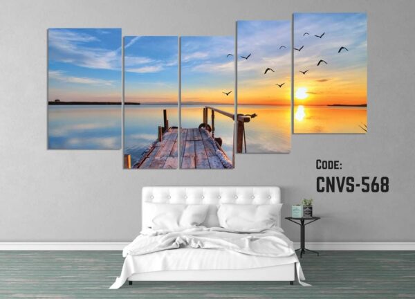 River view split canvas set c2049