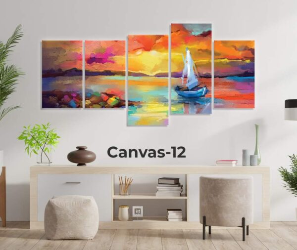River view split canvas set c2047
