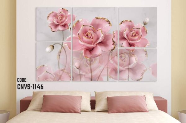 flower split canvas set c204