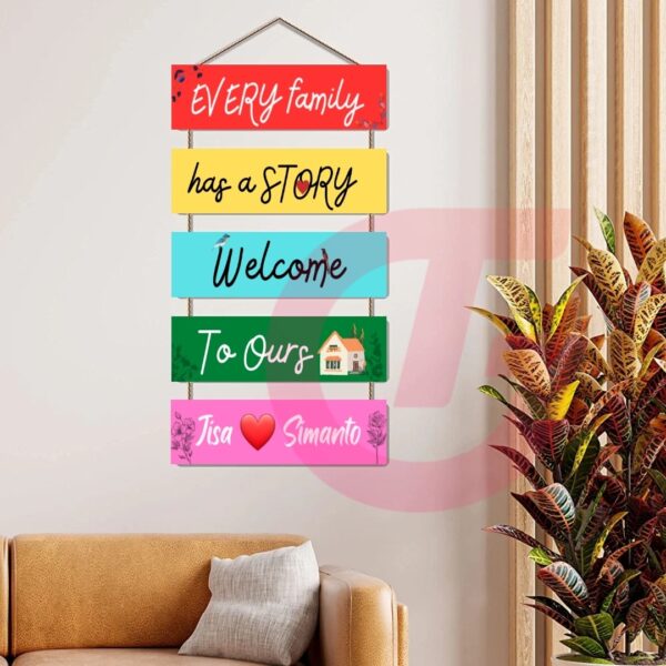 Family Story Wall Hanger 5 Layer