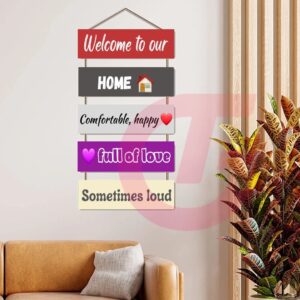 Welcome Home  Wall Hanger 5 Layer New