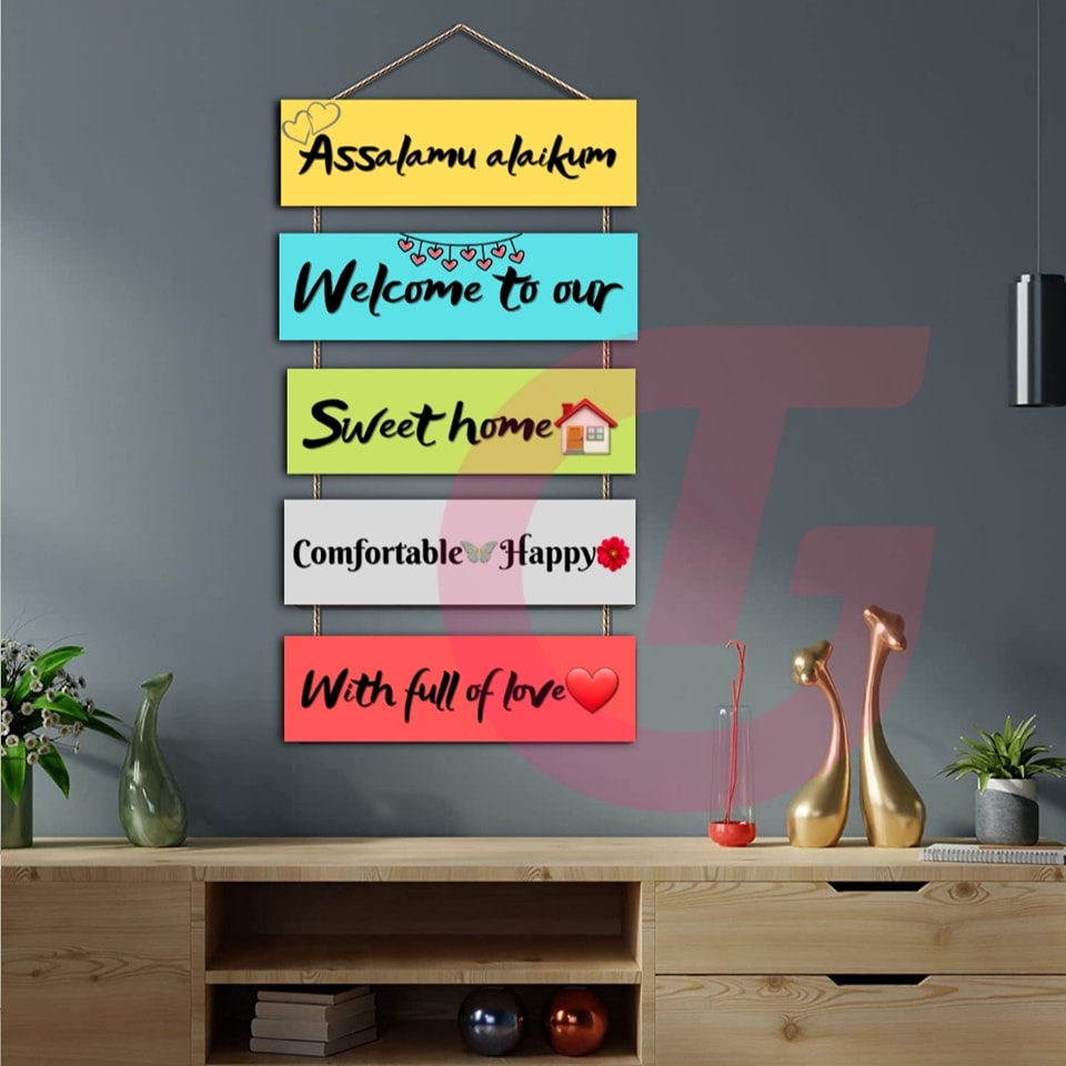 Welcome Home Door Sign