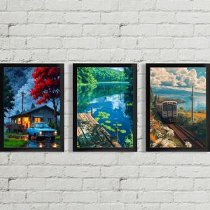 Forest Reflections Frame set