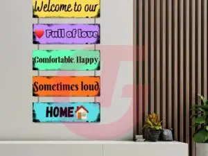 Welcome our Home Wall Hanger 5 Layer