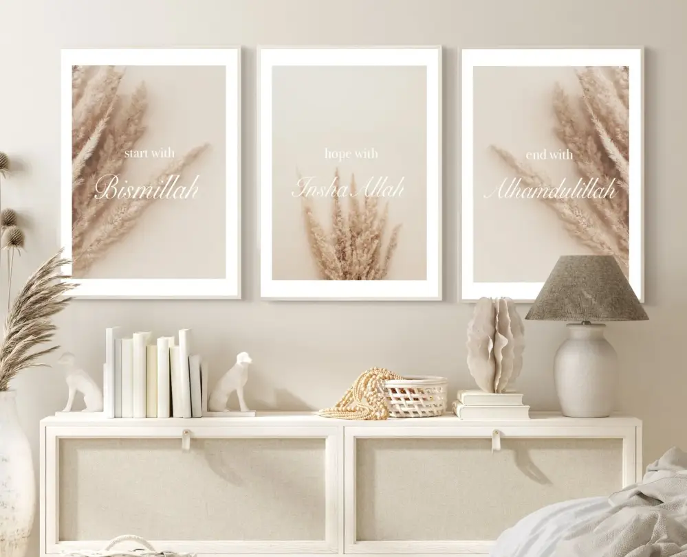 Start with Bismillah – Pampas Grass Set