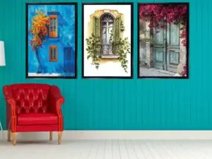 Floral Aureate Frame set