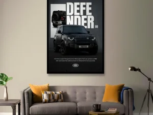 Defender 90 – Matte Black Muscle