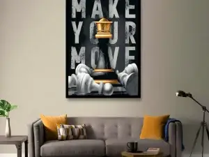 Progress Mindset Wall Frame