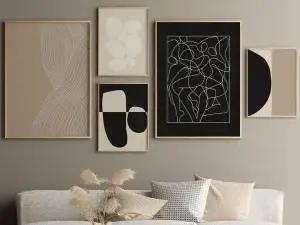 Abstract 5 frames set