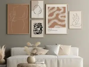 BOHO Art Frames Abstract Wall Frame Set