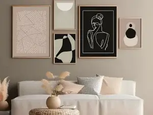 Silent Lines Wall Frame Set