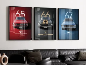 Classic Ford Mustang - 3 Frame