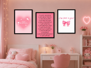Pretty In Pink Frame Set