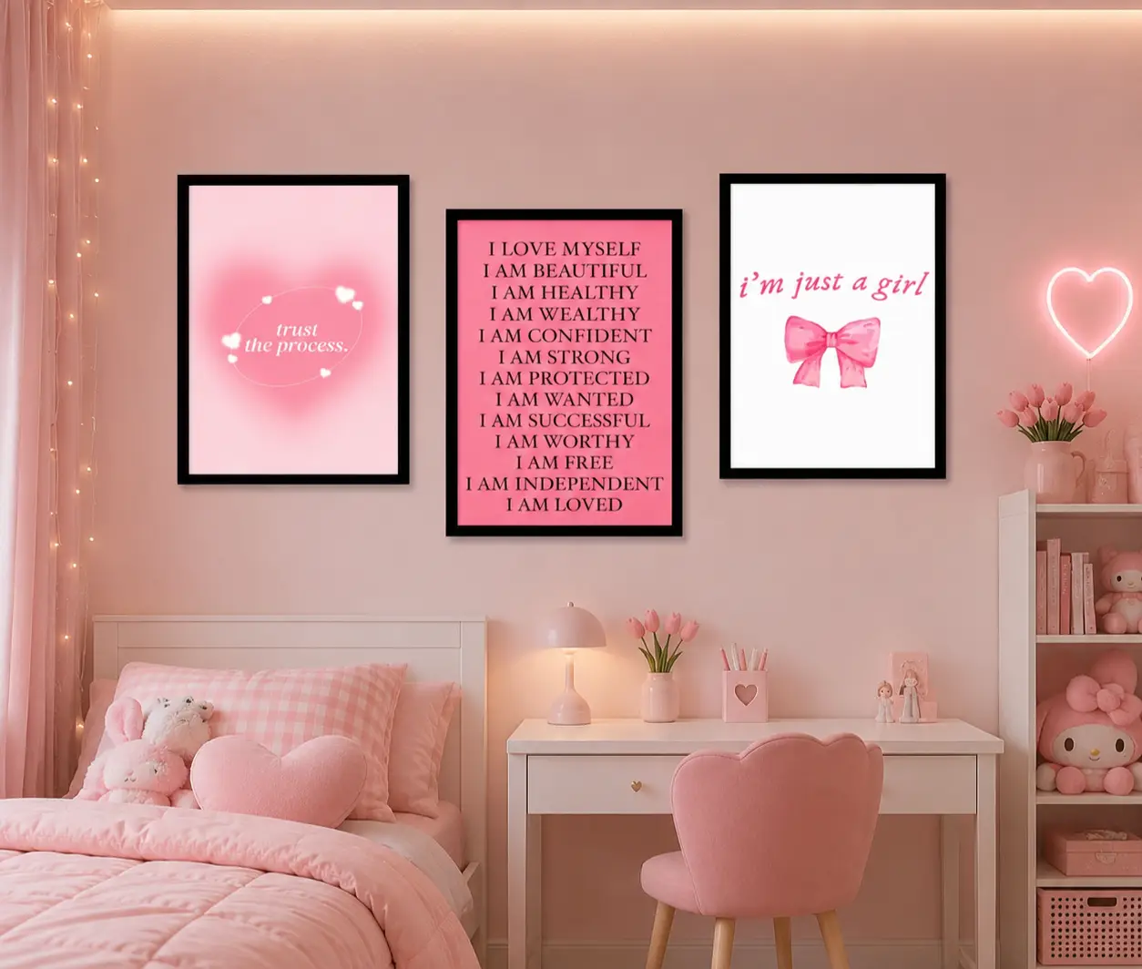 Pretty In Pink Frame Set