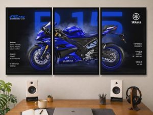 Yamaha R15 Iconic blue frame set